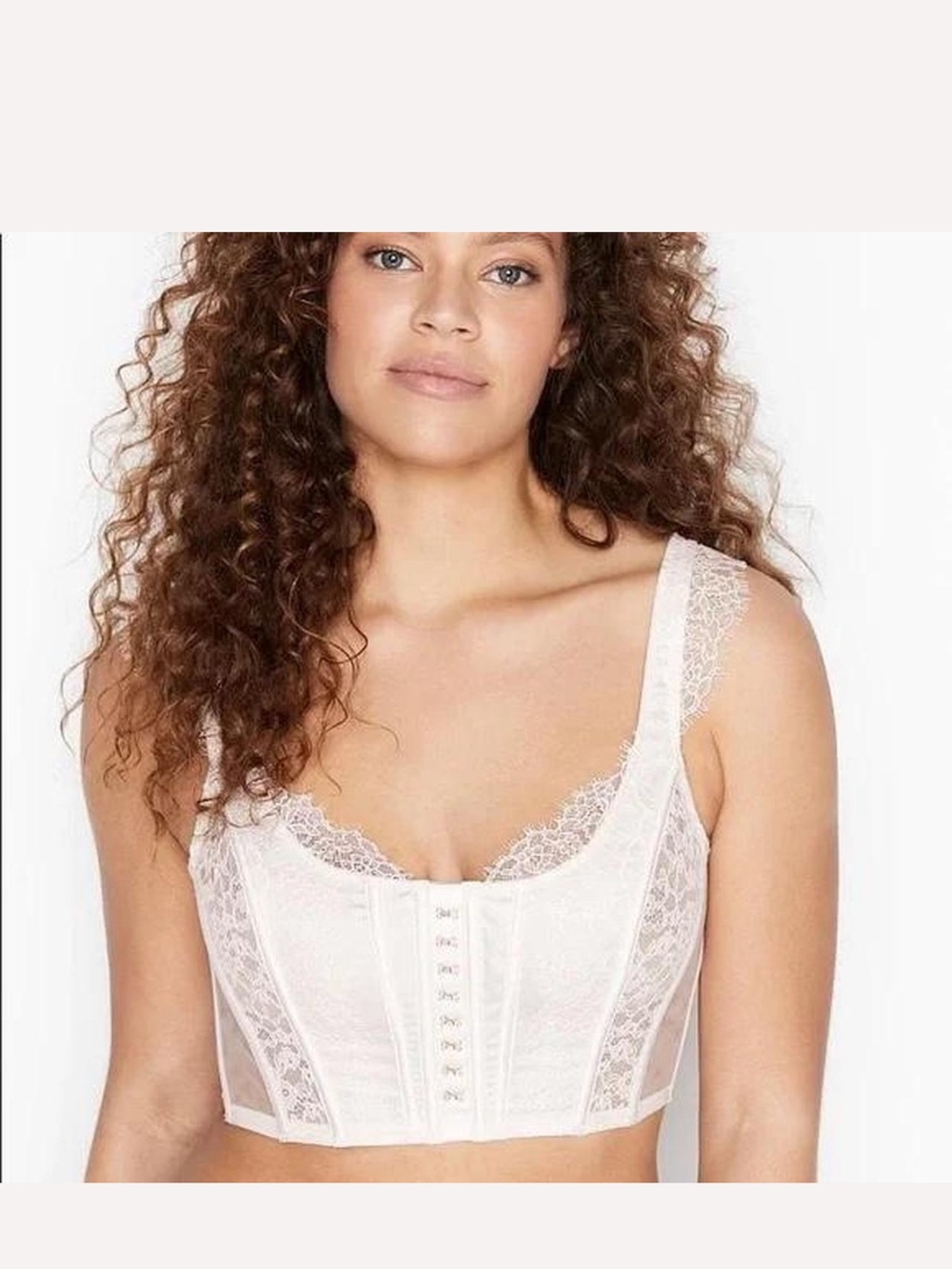 Victorias‎ Secret Dream Angels White Corset Top M DD